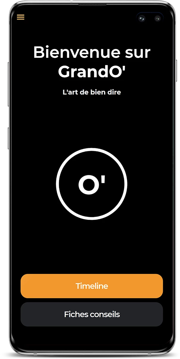 Vu sur un support smartphone